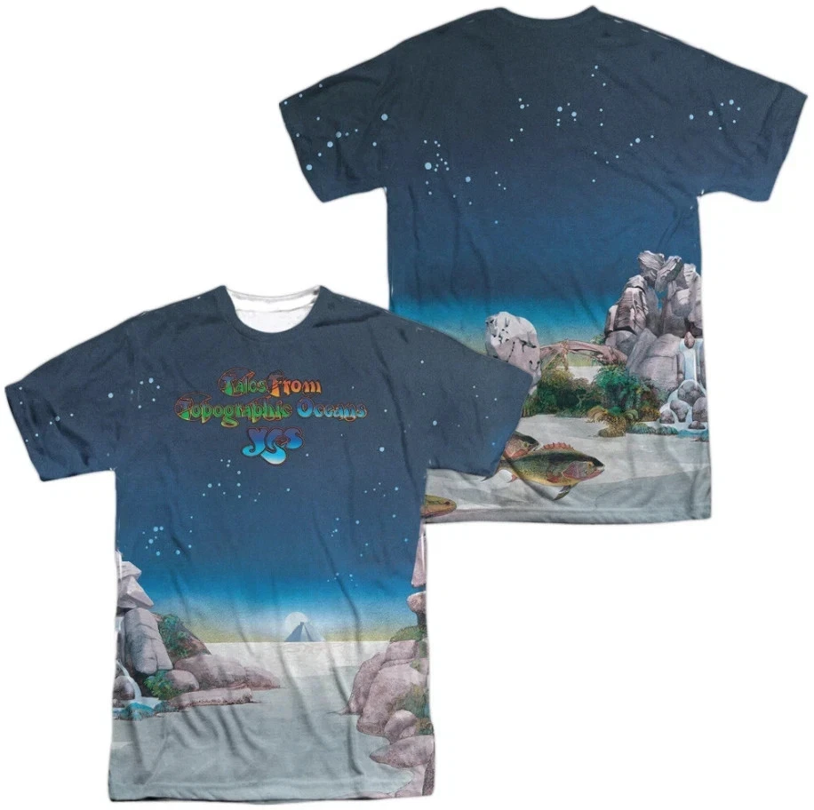 Yes Band Topographic Oceans 3D AOP T-Shirt All Size S To 5XL QT1392