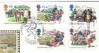 Summertime GB Used ex FDC Canterbury Kent CCC 1994 ON PIECE (148386)