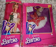 NIB Vintage 1975 Mattel Ballerina Barbie with outfit