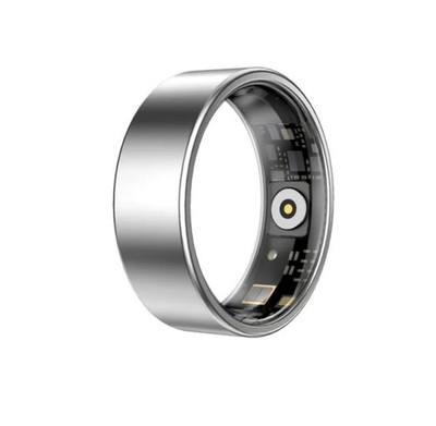 Smart Ring Activity Tracker Silver Multiple Sports Modes Fitness Monitoring