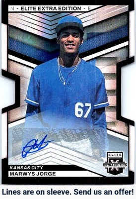 2023 Panini Elite Extra Edition #141 Marwys Jorge Signatures Die Cut #/399