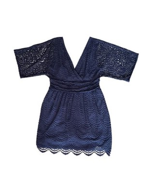Lilly Pulitzer NWT Parigi Skort Romper True Navy Scalloped Shell