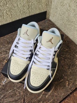 Nike Air Jordan 1 Low Coconut Milk/Black-Muslin 11 / 45 HQ3437101