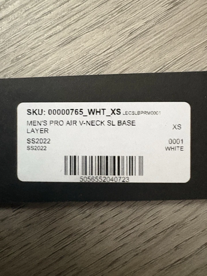 Le Col Men’s White Pro Air Sleeveless Base Layer - Size XS - BNWT - Image 3 of 4