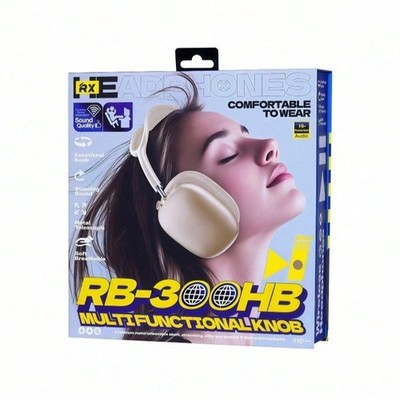 RB-300HB Langlebiger On-Ear-Kopfhörer, Bluetooth 5.4 Low-Power-Technologie
