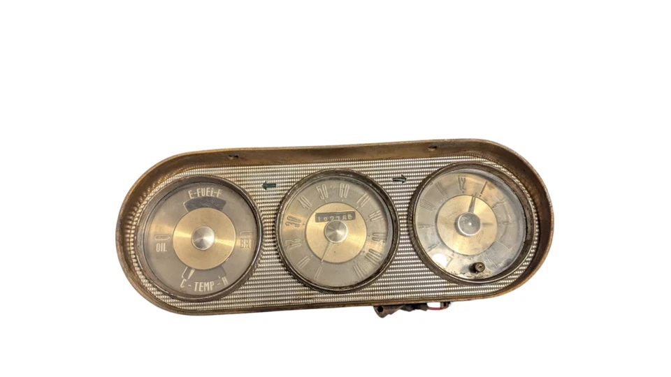 Panel de instrumentos tablero calibre grupo 53 Packard Cavalier Caribbean Patrician 1953 Foto 2 de 4