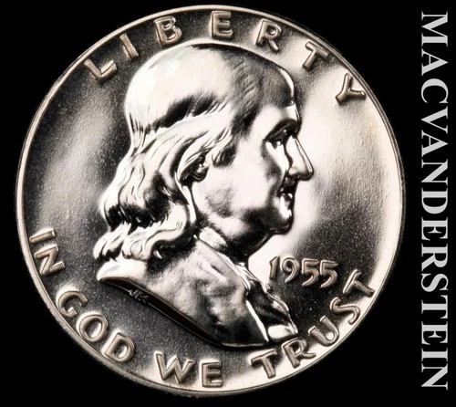 1955-P Franklin Half Dollar Proof — photo from the most recent tracked eBay sale