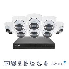 Image of Swann 4K NVR 16 x Channel / 8 x NHD-ADVANXD Dome Cameras with 2TB HDD SWNVK-16AD
