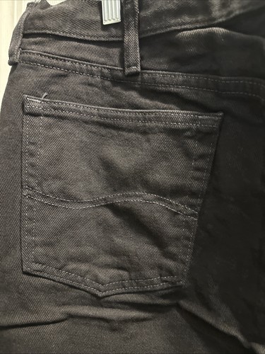 LEE Regular Fit Jeans Straight Leg Reg Seat & Thigh At Waist Double Black 38x32 - Bild 8 von 11