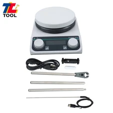 200-1500rpm Magnetic Stirrer Hot Plate Heating Laboratory Hotplate Stirring 3L