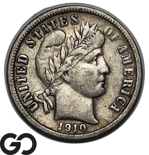 1910-D Barber Dime