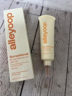 NEW Alleyoop Sunsational Broad Spectrum SPF 50 Skin Tint Shade Glisten exp 08/26