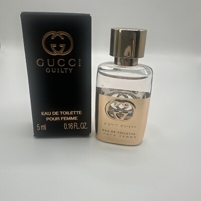 Gucci Guilty Pour Femme Eau de Toilette~5 ml/0.16 Oz~Splash Bottle, NEW IN BOX!