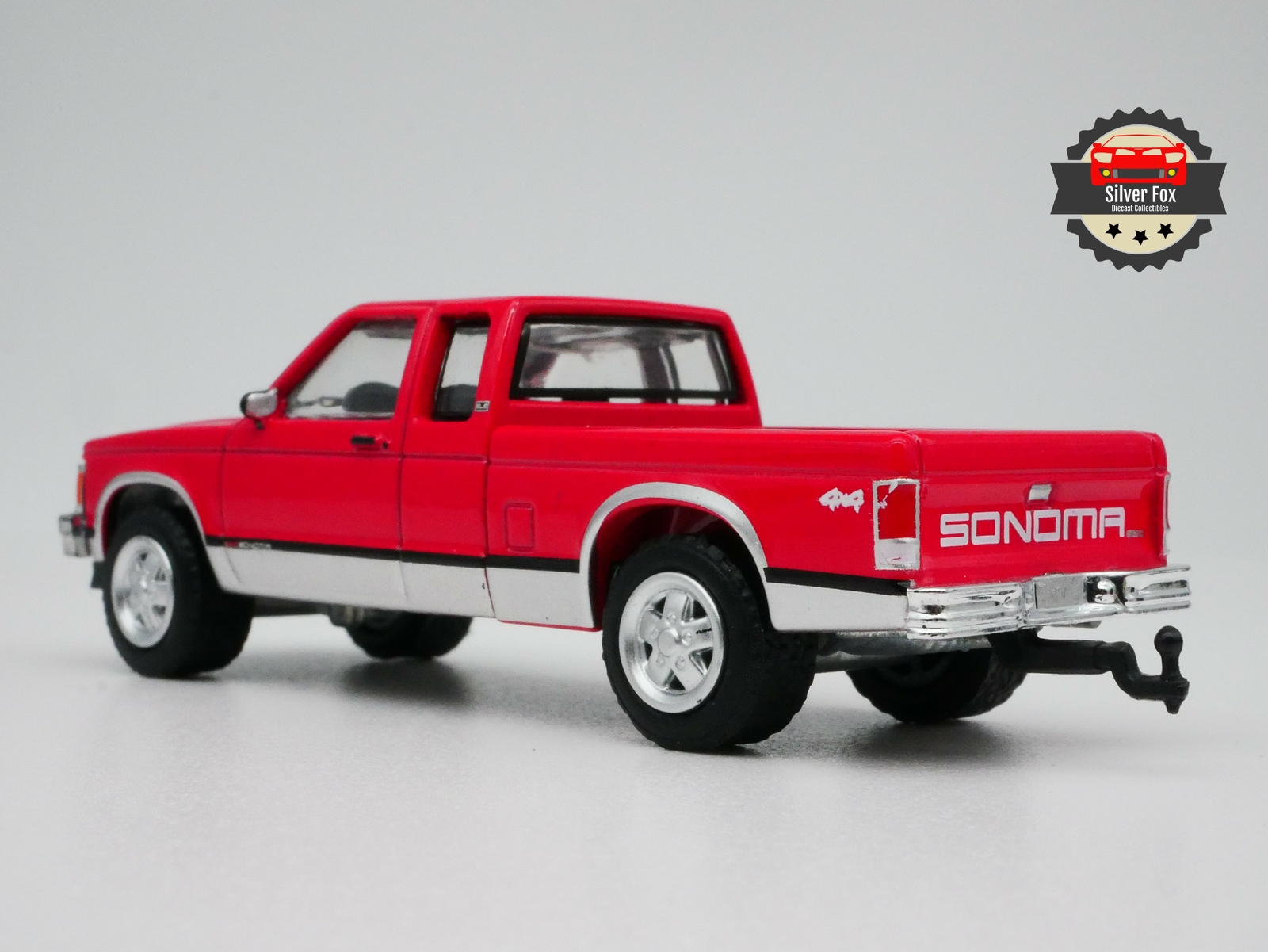 Adorno Natalizio Greenlight 1:64 GMC Sonoma Rosso 1991, Corpo Quadrato, Limited Edition - Foto 4