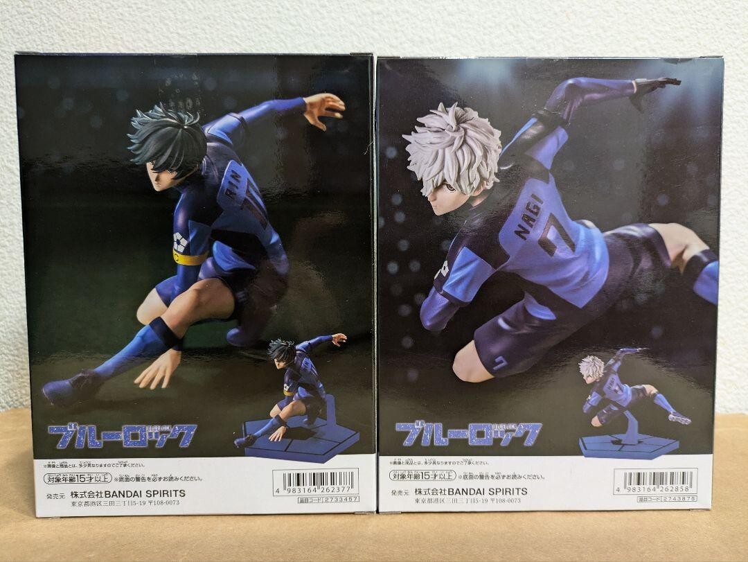BLUE LOCK Figure Seishiro Nagi & Rin Itoshi Set Aoi Kangoku