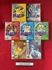 Pokemon Red Green Blue Yellow Gold Silver Crystal GB Nintendo Gameboy Box jp