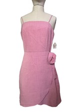 NWT Altar'd State womens Dress Medium Pink A line wrapped  lined party $65.55