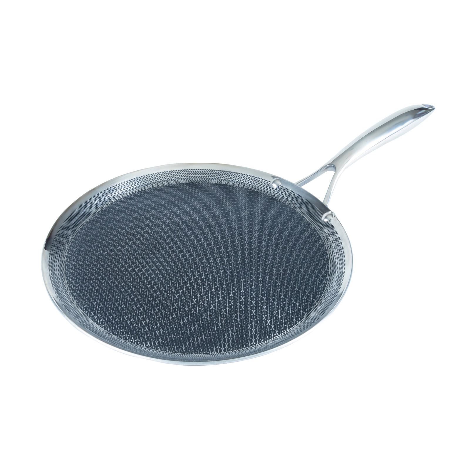 Hexclad Commercial Hybrid Griddle Pan, 12" Pan Nonstick Oven Dishwasher