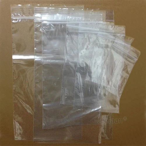 Grip Seal Bags Self Resealable Grip Poly Plastic Clear Zip Lock MIX [All Sizes] - Image 2 of 4