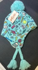 Cat  Jack Girls Winter Fleece Beanie Hat Cap Size 4-7