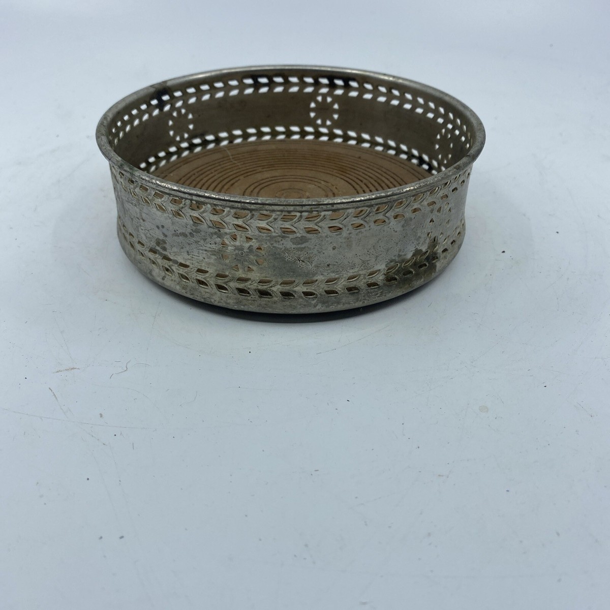 Lenox Kirk Stieff Silver Plate Presidential Wine 5” Bottle Holder