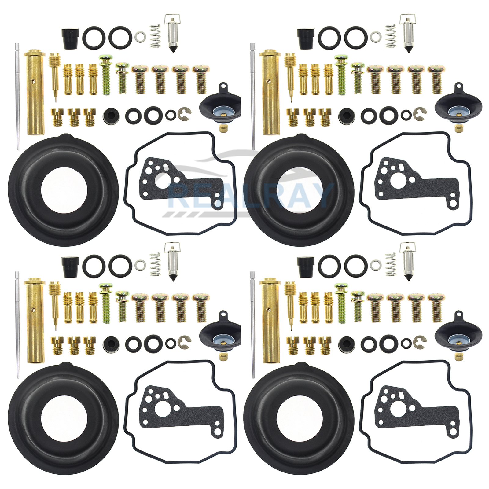 For Yamaha VMAX VMax 1200 VMX12 Carb Repair Kit Main Sub Jet Diaphragm