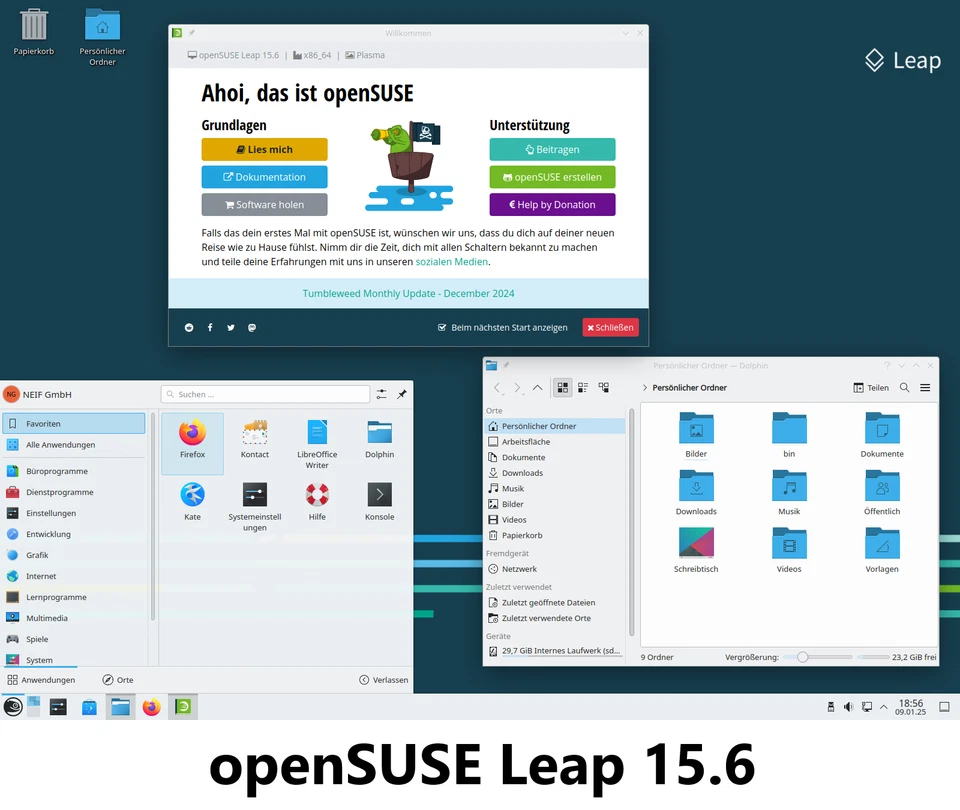 Best of Linux Edition Winter 2025 (64 Bit) Deutsch auf DVD oder USB-Stick - Bild 4 von 4