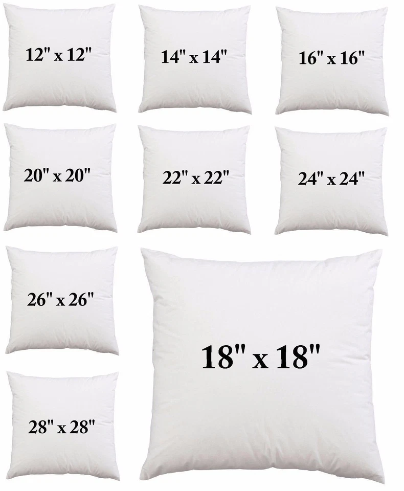 Luxury Extra Filled Hollowfibre Scatter Cushion Inners Inserts Pads All Sizes - Image 4 of 4