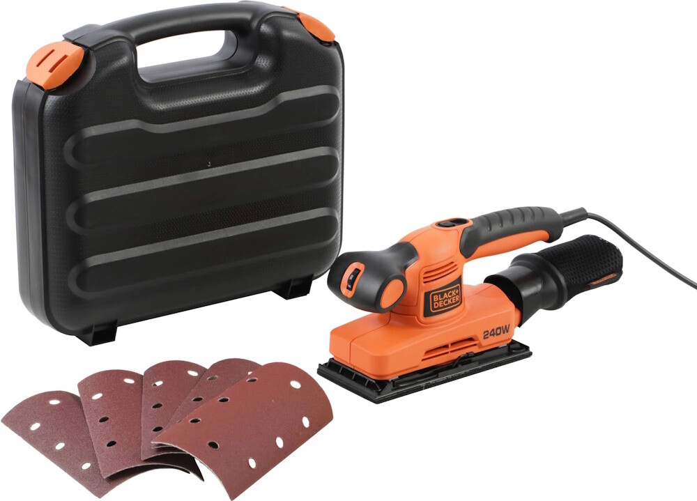 Levigatrice Orbitale Black+Decker KA320EKA-QS 240W - Prezzo Offerta
