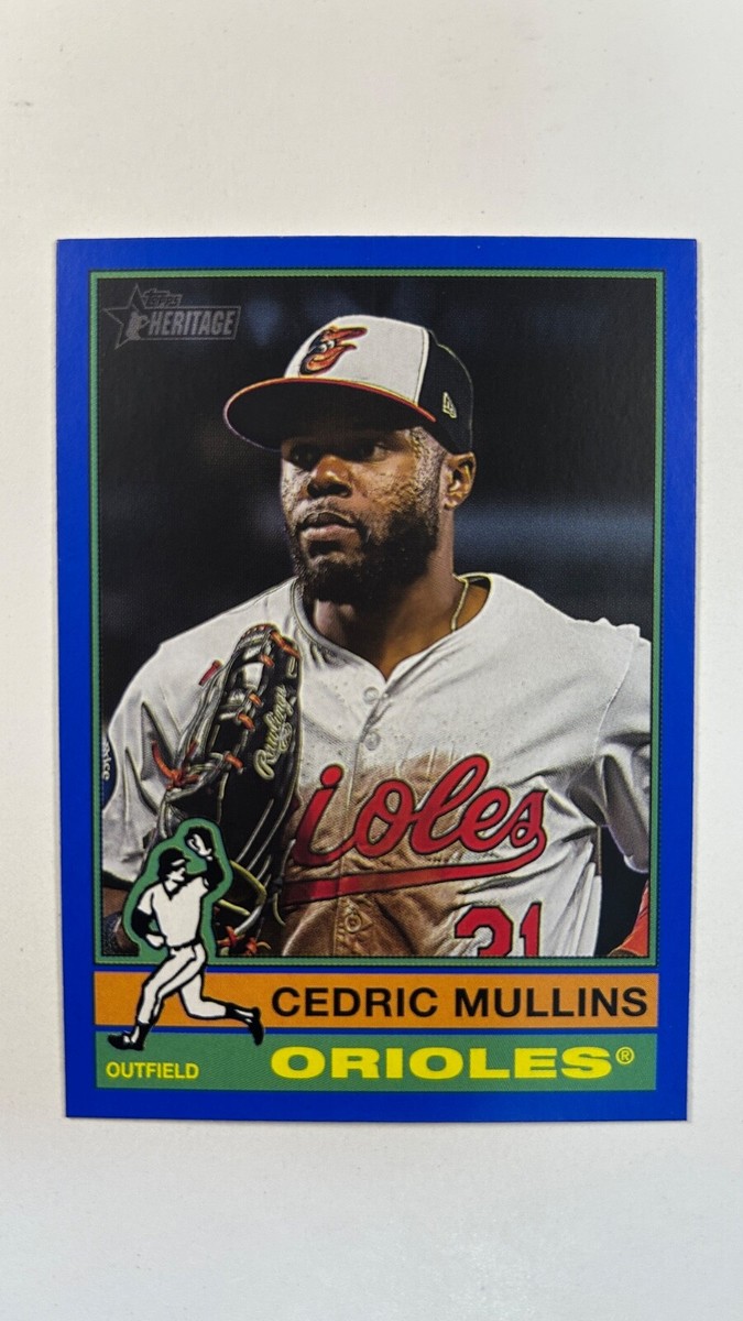2025 Topps Heritage Cedric Mullins #166 Blue Border Baltimore