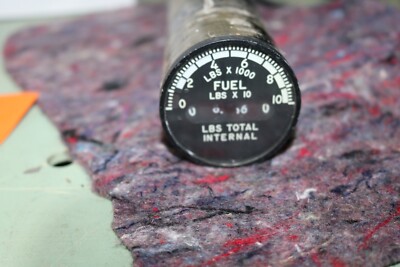 Vintage F-4 Phantom cockpit fuel gauge JG132B #2  * Full Tank