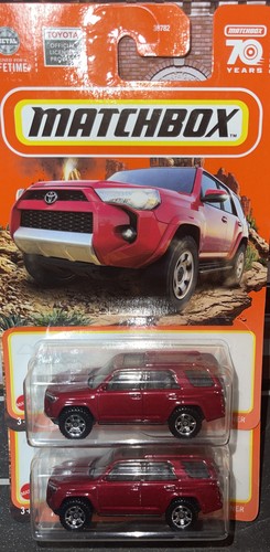 Matchbox - Toyota 4RUNNER - Red - Matchbox 70 Years - 2023 - Mint/NrMint Ships Bubble Wrapped in a Sized Box Matchbox - Toyota 4RUNNER - Red - Matchbox 70 Years - 2023 - Mint/NrMint Ships Bubble Wrapped in a Sized Box