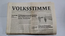 21.03.1980 VOLKSSTIMME d. DDR / GEBURTSTAG ZEITUNG / GEBURTSTAGSZEITUNG GESCHENK