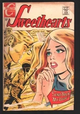 Sweethearts #115 1971-War story-Love triangle-Old store sticker on cover- Cha...