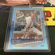 Donruss Optic Ronald Acuna Jr Carolina Blue Base SSP/50 Braves All Star
