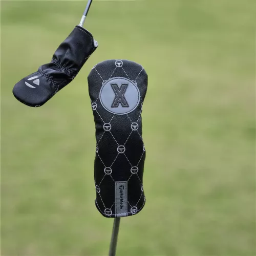 Schwarze Taylormade Golfschläger Headcovers Driver Fairway Hölzer Cover Head Covers Set - Bild 27 von 29