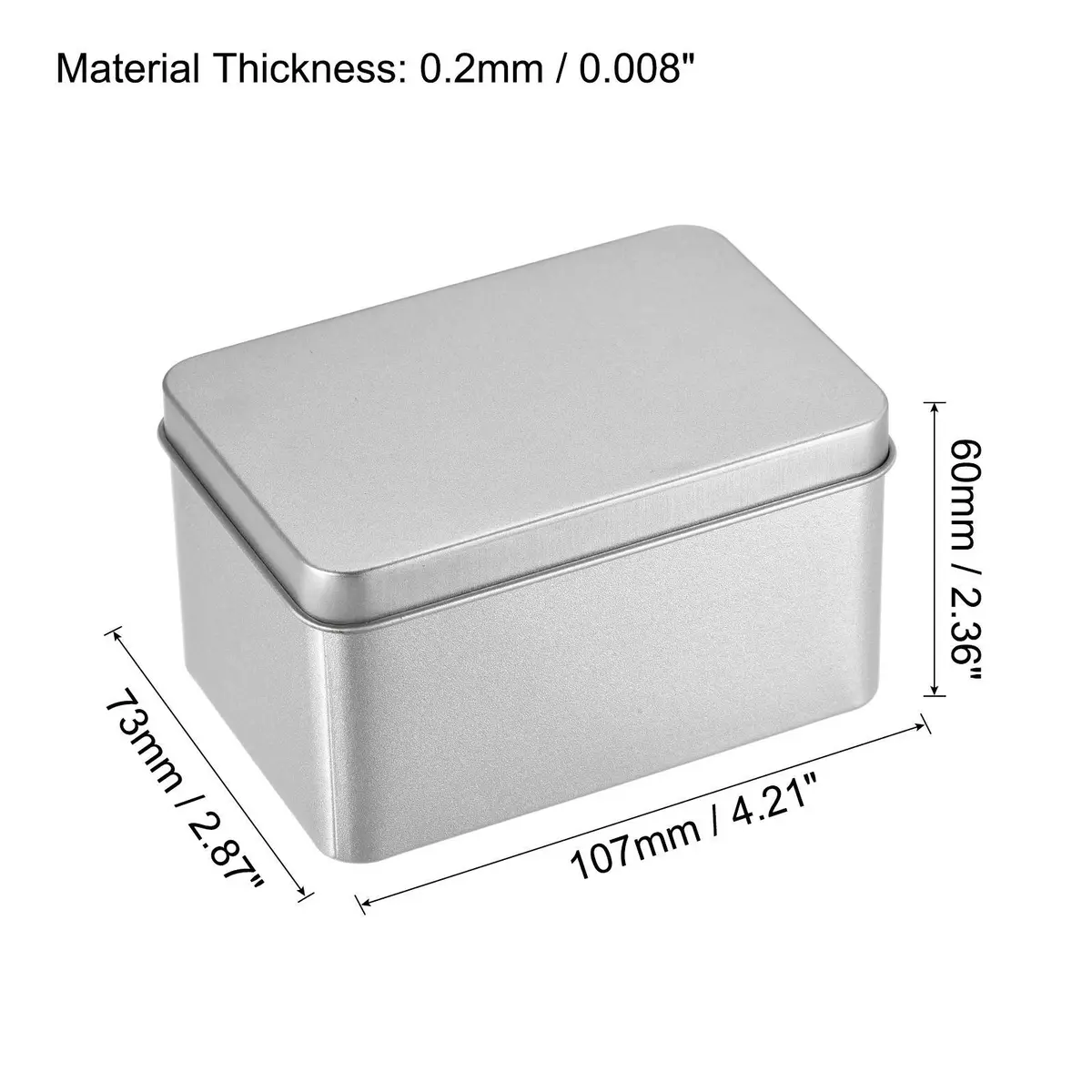 small metal tin box sewing kit