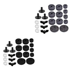 21x Cymbal Replacement Accessories with Wing Nuts Washers Lightweight Sturdy
