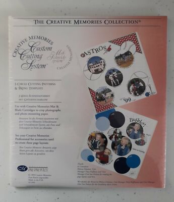 The Creative Memories Collection 3 Kreis Schnittmuster & Größenschablone
