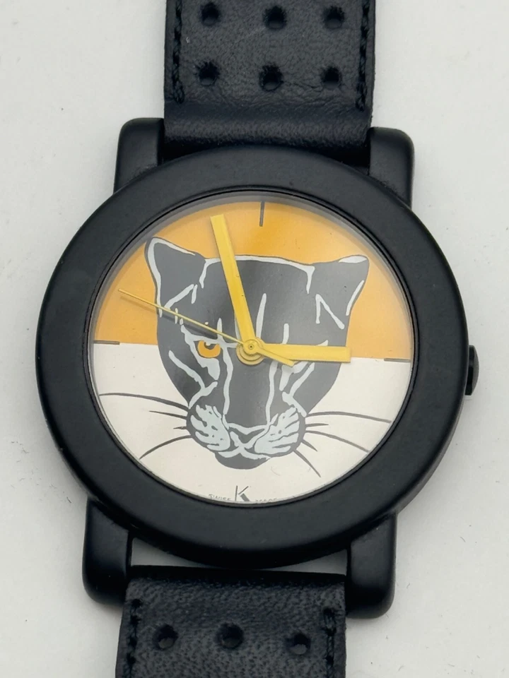 krizia swiss made watch rare 6.095.0.0.81 32mm black Foto 2 de 4