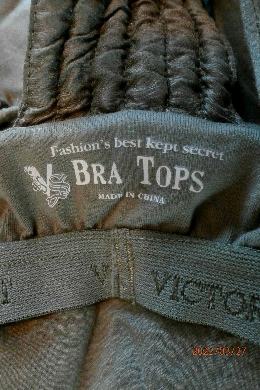 UNDERCOVER Reggiseno Victoria Secret top abito reggiseno con spalline verde mensola foderato taglia small