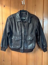 Vtg Jacket Bomber Gino Di Giorgio 80's Leather Men’s Sz S Women’s Sz M/l Unique