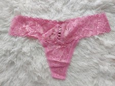 Nuevo con etiquetas Victoria's Secret The Lacie Tanga Lacie Con Cordones Panty Talla M L (37)