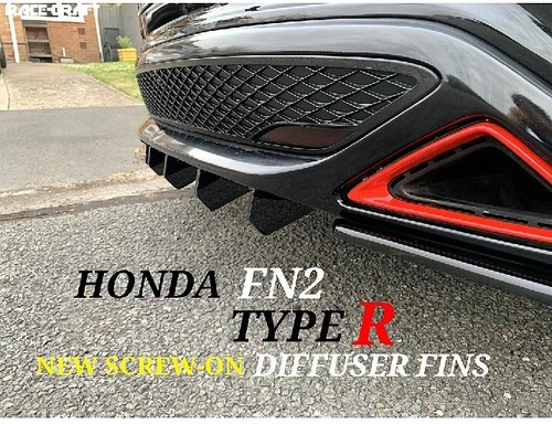 Honda Civic Type r FN2 diffuser fins,Honda civic FN2 Type R diffuser ...
