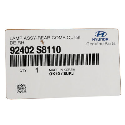 OEM NEW Hyundai 2020-2022 Palisade Right Rear Tail Lamp Assembly