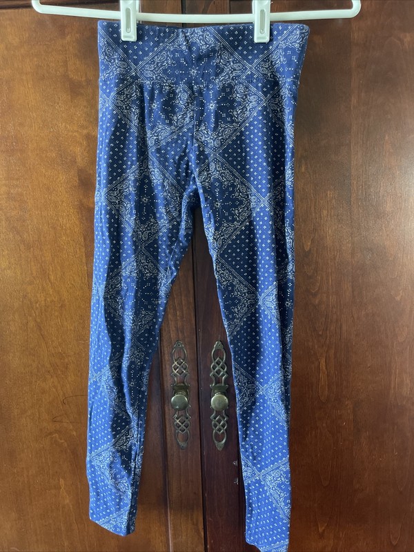 Justice Girls Leggings Blue Size 10