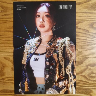 Minji Official Folded Poster Secret Number 4th Single Album