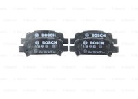 Bosch 0 986 424 650 Bremsbelagsatz, Scheibenbremse Hinterachse FÜR Subaru