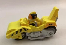Paw Patrol Moto Pups Rubble’s Deluxe Pull Back Motorcycle Vehicle And Figure