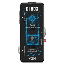 VSN High Performance Passive DI Box Unit Hum Eliminator 1/4 instrument Direct...